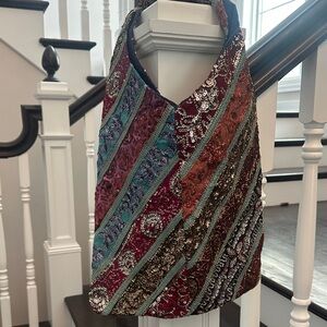 FP BOHO SEQUIN HOBO BAG